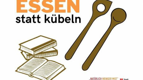 Kochl&ouml;ffel und Kochb&uuml;cher Grafik