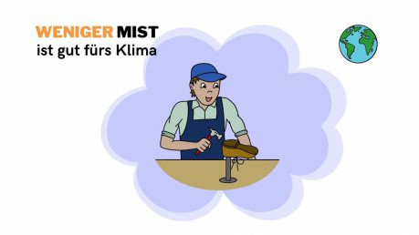 Schuhmacher repariert einen kaputten Schuh