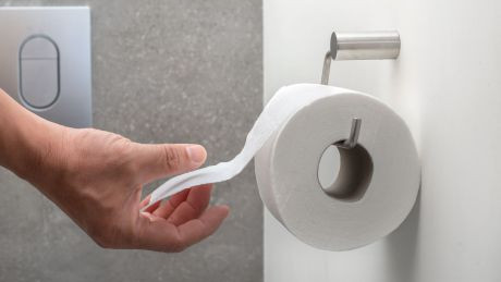 Klopapier im Badezimmer