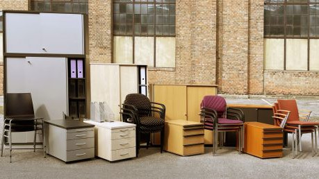 Secondhand-B&uuml;rom&ouml;bel bei der MA 48