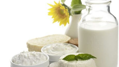 Verschiedene Milchprodukte