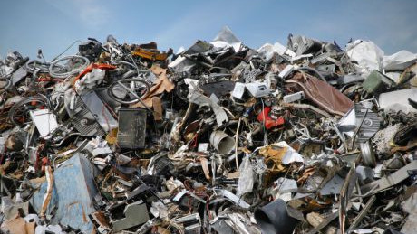 Berg aus Elektroschrott