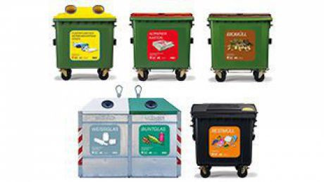 M&uuml;llsammel-Beh&auml;lter der MA 48