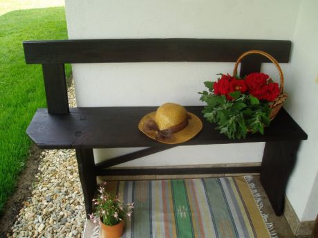 Bild vergrößern Gartenbank renoviert