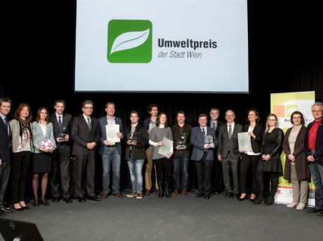 GewinnerInnen des Umweltpreises der Stadt Wien 2016