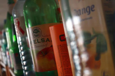 Glasflaschen f&uuml;r Getr&auml;nke