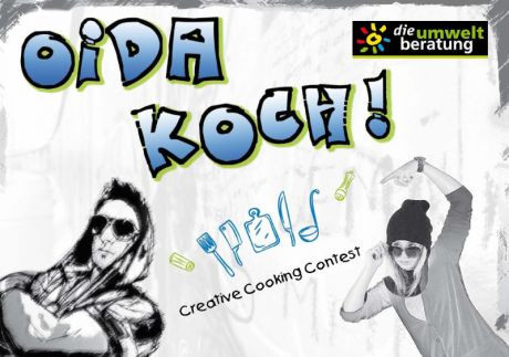 Das Logo des Projekts Oida koch!