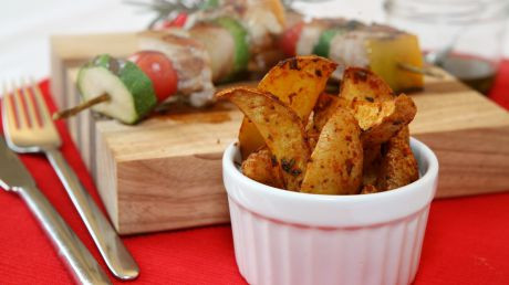 gegerillte Potatoe Wedges 
